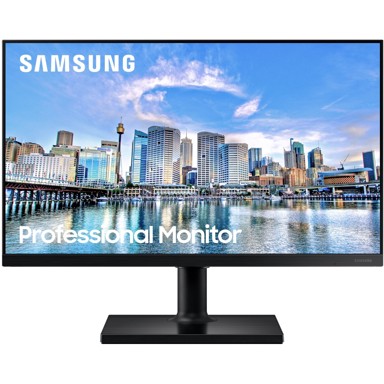 SAMSUNG Monitor F24T450FZU 61cm/24" (1920x1080) 16:9 5ms IPS 2xHDMI DisplayPort VESA Pivot Speaker Full HD Black